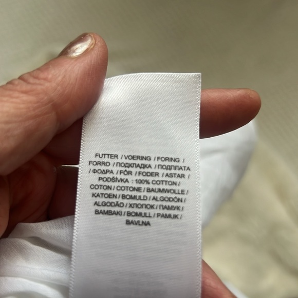 Ralph Lauren white cotton skirt with pockets black label size 12 - Picture 5 of 5